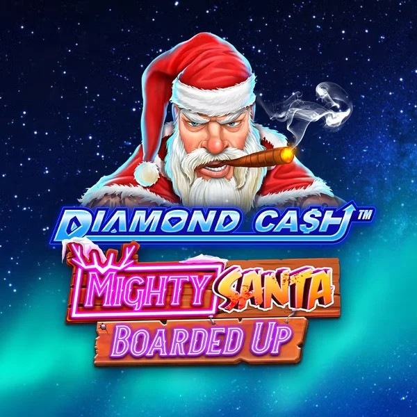 Diamond Cash Mighty Santa Boarded Up logo by Greentube Coin Casino